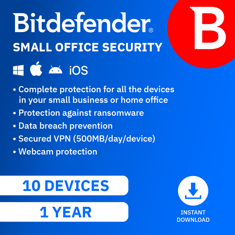 Bitdefender Small Office Security - 10 Devices 1 Year