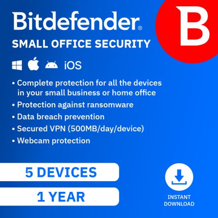 Bitdefender Small Office Security - 5 Device 1 Year